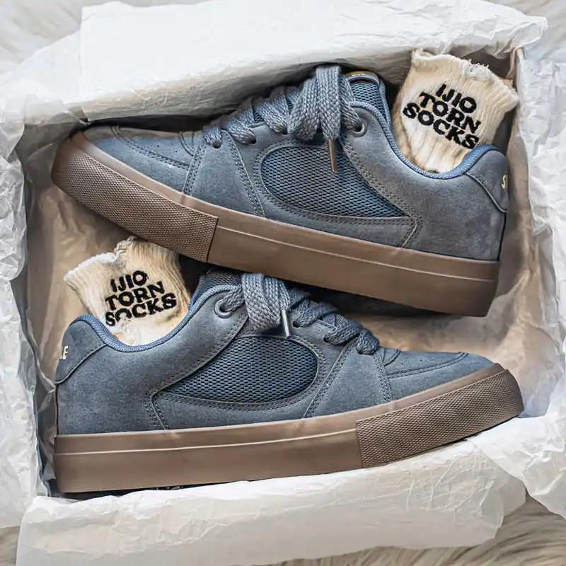 Without Heel Oversize Tennis Men Boots Size 43 Shoes High-cut Sneakers Men's Sport 2025elegant Universal Brand Top Grade