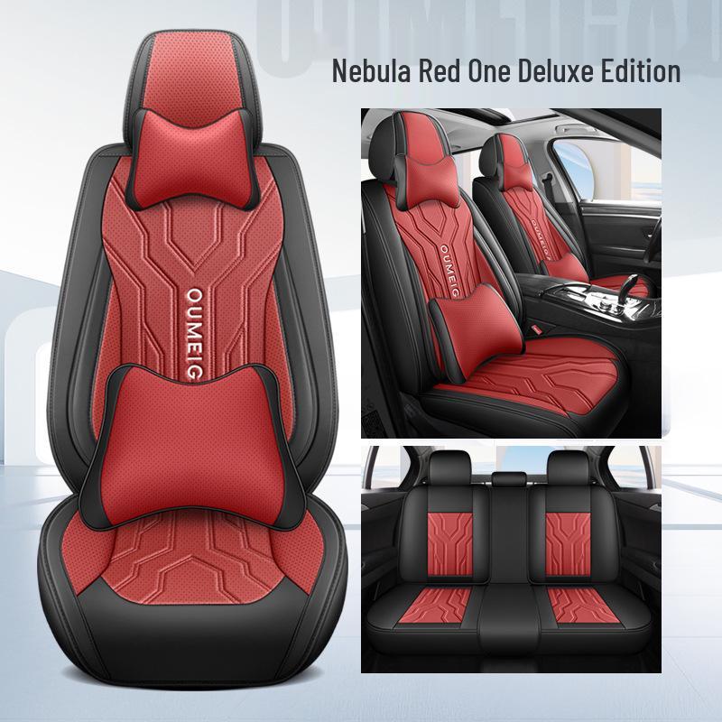 Universal Full Leather Car Seat Cushion for All Seasons