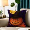 Happy Halloween  Pillow Case Square Double-Sided Sofa Cushion Cover Bedroom Bedside Pillow