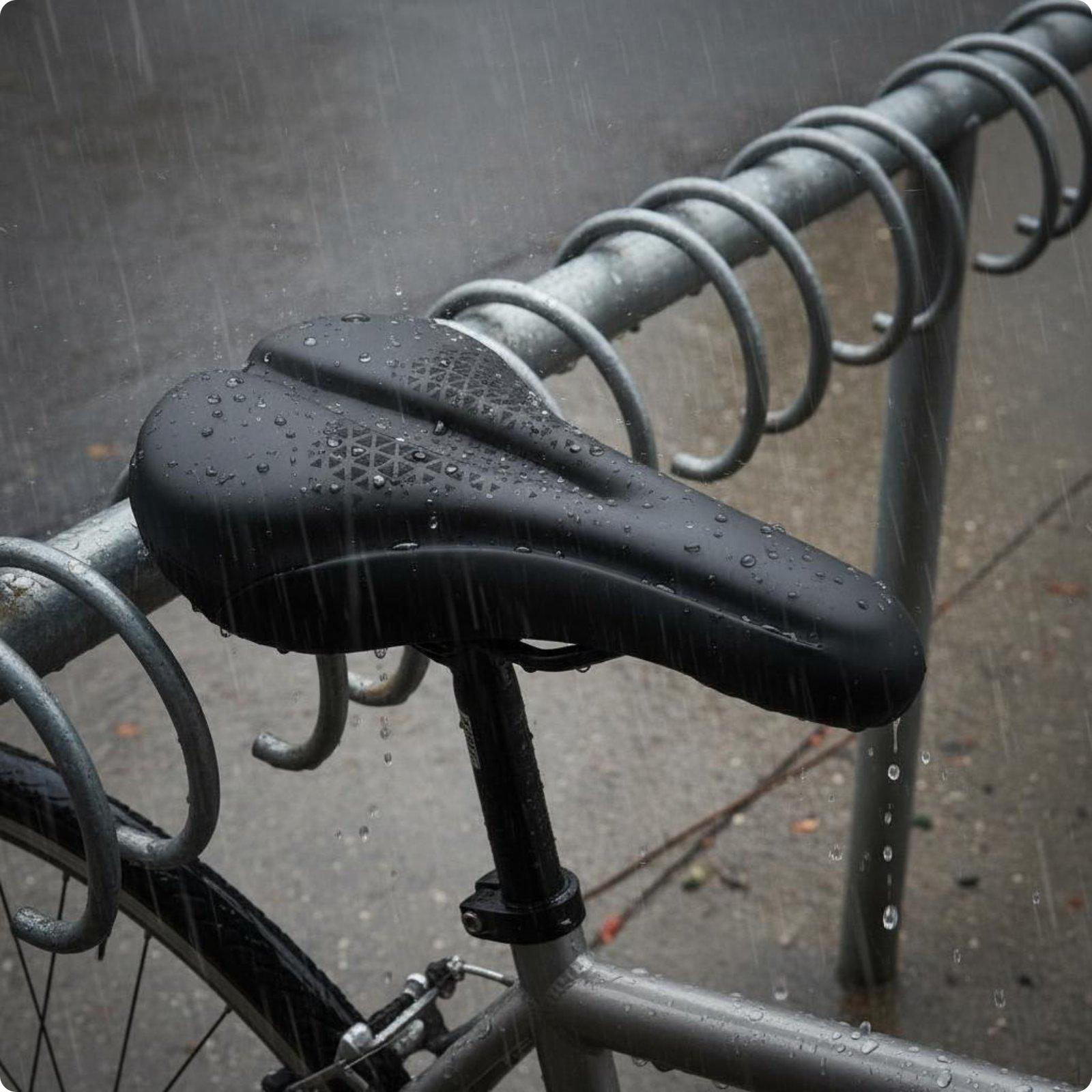 Silicone Bike Seat Cover Comfortable Waterproof Cycle Saddle Thickened Shock Absorbing Pu Wp Silicone a