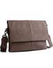 Casual and Multifunctional Shoulder PU Leather [MaRowsm] Men's Bag, (Brown)