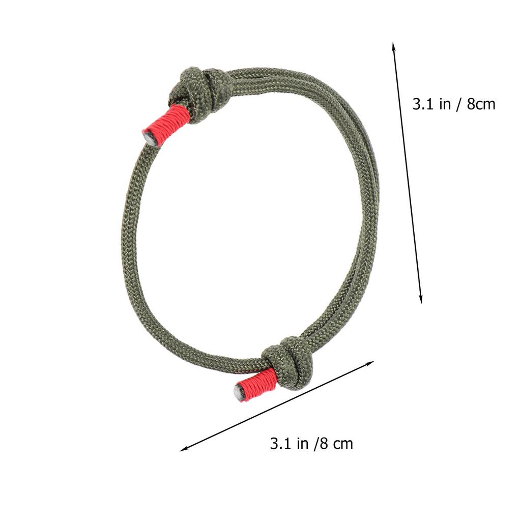 1Pcs Adjustable Braided Paracord Bracelet Premium Woven Hand Chain Fashion Jewelry for Women Birthday Valentine Mother