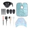14pcs Hair Dye Coloring Kit DIY Hair Dye Brush Bowl Set for Salon Hair Coloring Bleaching