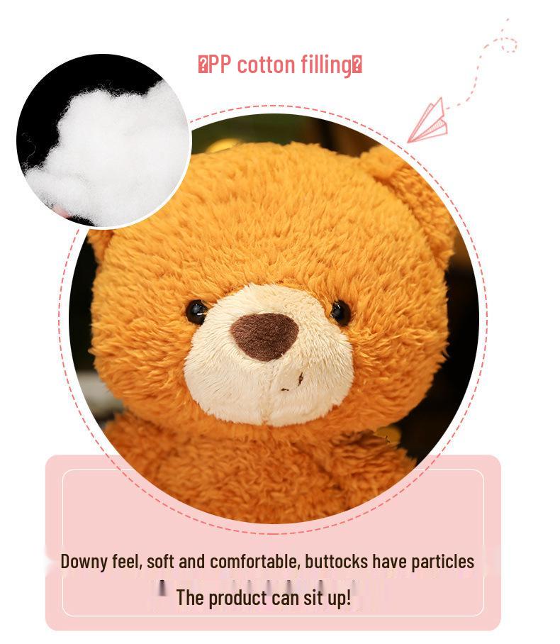 Poupées en Peluche de Dessins Animés Populaires - Ours en Peluche Jambes Longues Grosse Tête, Cochon Rose, Chat, Canard Jaune - Idéal pour Cadeaux et Machines à Pinces