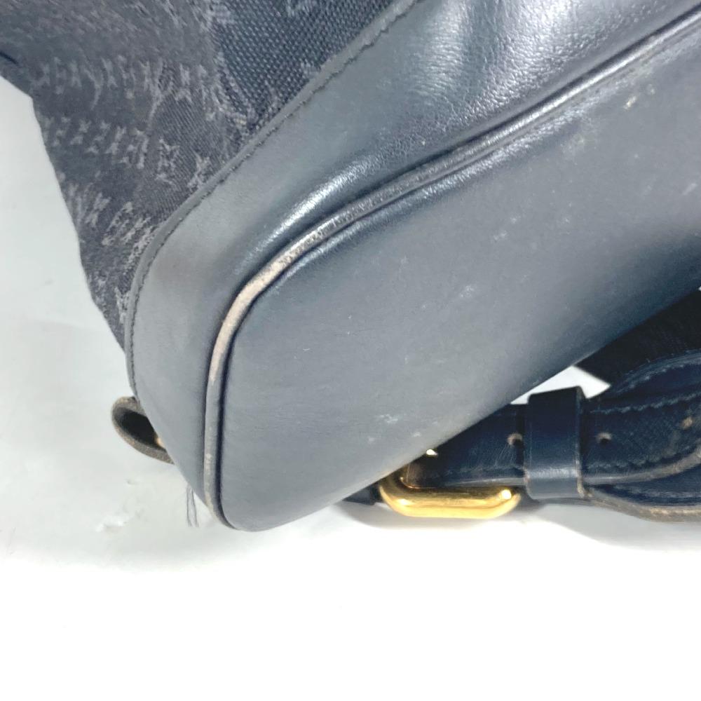 Louis Vuitton M92455 Monogram Mini Denim MontsourisGM Backpack Navy