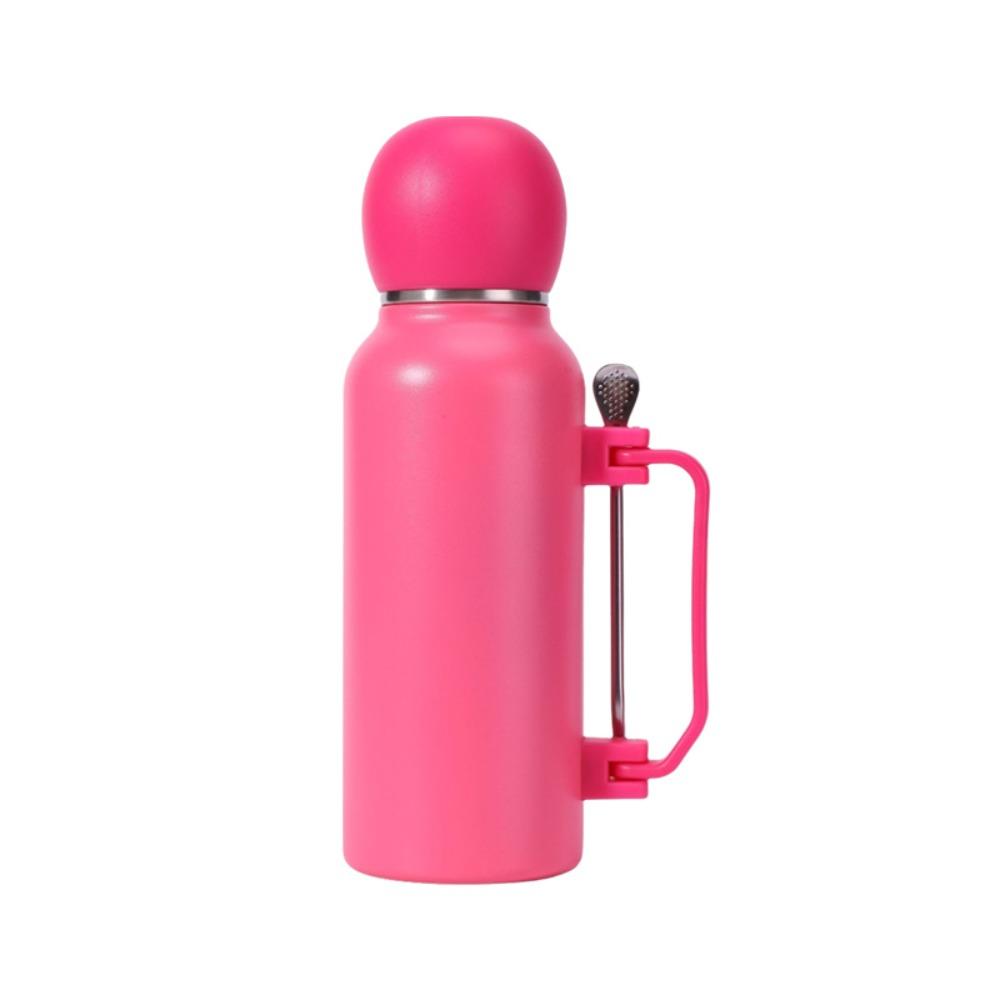 1.3L Insulated Bottle Double-Walled Thermos Flask Durable Thermal Cup  Gift розы красного