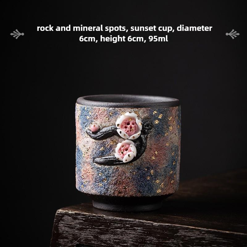 Master teacup teacup tea cup Laoyan mud personal special teacup coarse pottery creative tea ware gift