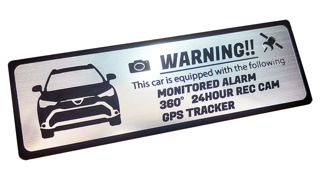 

Honami Works Ранний Corolla Cross Эмблема безопасности Видеонаблюдение Видеорегистратор GPS-трекер Наклейка 2021-2025 24 часа