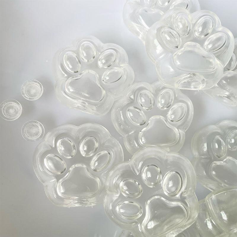 Building Transparent Cat Paw Hollow Sphere Shells, DIY Handmade Ball Materials, Block Fillers Toy Components