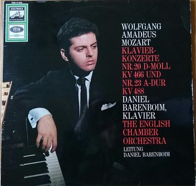 LP Schallplatte WOLFGANG AMADEUS MOZART DANIEL BA Klavierkonzerte Nr. 20 D-Moll KV 46 SME91656 ELECTROLA Deutschland Klassisch Gebraucht