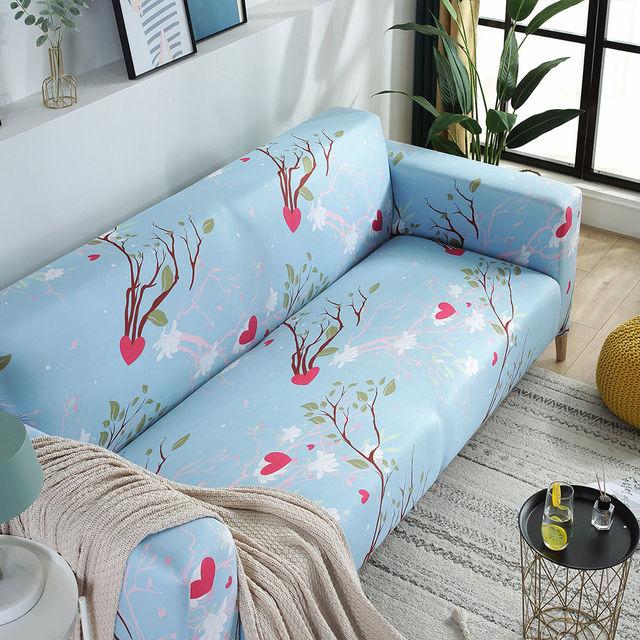 Elastic All -Inclusive Sofa Cover Four Seasons General Printing Sofa Towel Cover Living Room Home Corner Sofa Cover 1 /2 /3 /4seater