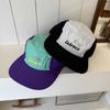 Summer 5-Panel Baseball Cap Flat-brimmed Breathable Sun Cap Thin Quick-Dry Soft Brim Hat
