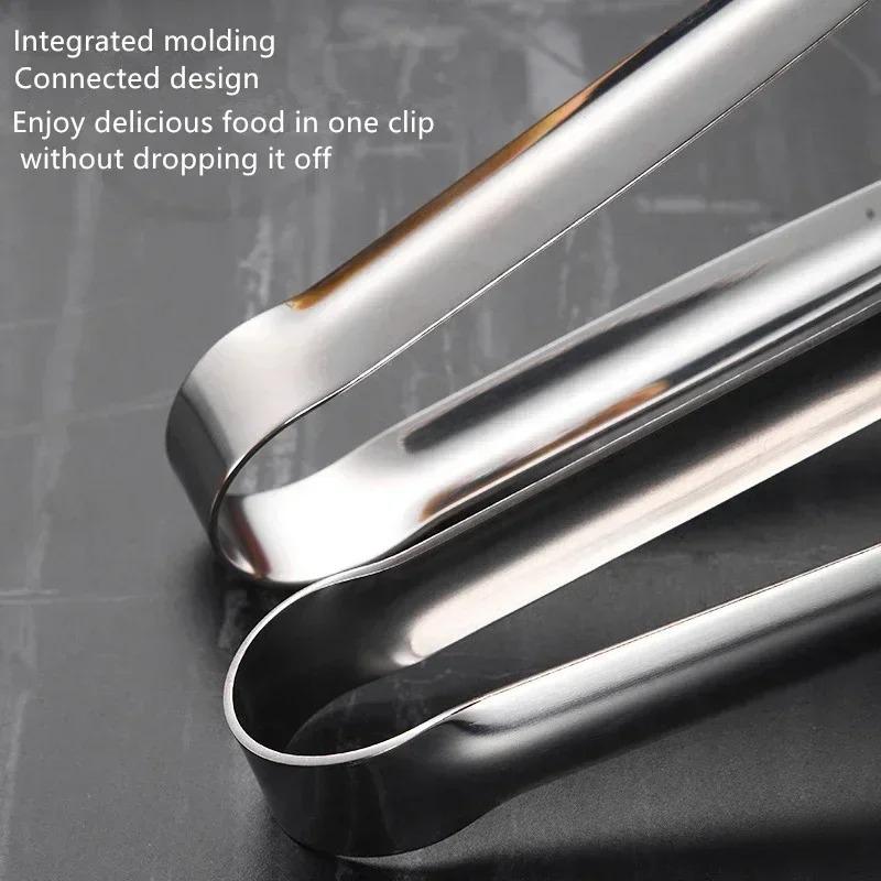 Super Grip Non-Slip Kitchen Tongs - Wide-Tip Stainless Steel Design for Effortless Cooking, Grilling & Serving