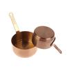 Stainless Steel Heat-resistant Stockpots Mini Sauce Pan Non-Stick Milk Cup With Long Handle Kitchen Gravy Boats Steak Sauce Cup
