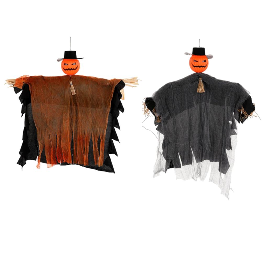 54palcový závěsný duch, Halloweenská animatronika Svítící duchové rekvizity Venkovní dekorace, Závěsný v životní velikosti, Otočná hlava a paže Kostra Strašidelný