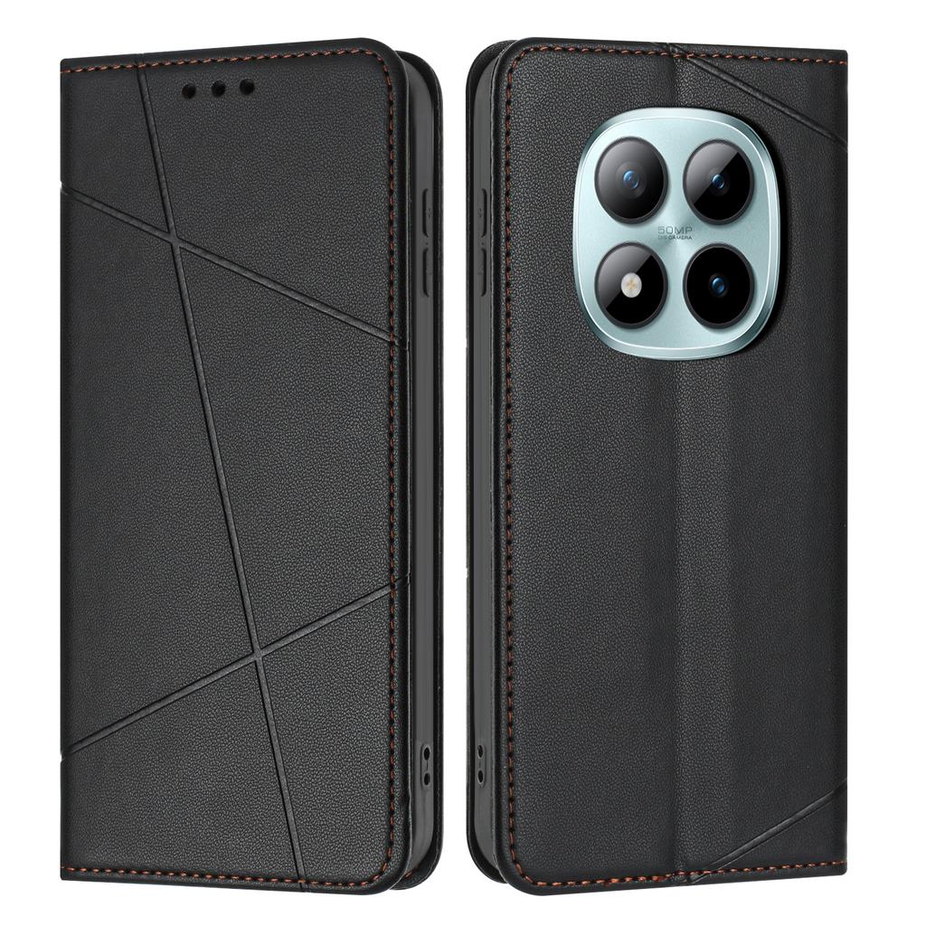 Pro Xiaomi Redmi Note 15 Pro 4G (Globální) Peněženkové pouzdro Linkově potištěná kůže Stojánek Kryt na telefon s poutkem na zápěstí