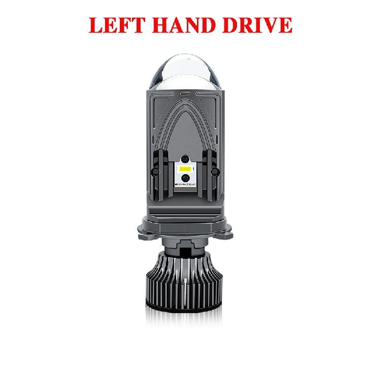H4 LED Bulb Bi Lens Projector Canbus Motorcycle Car Headlight CSP Turbo High Low Beam Light 12V 24V 6000K Plug&Play LED Headlamp H4/9003/HB2 Hi/Lo