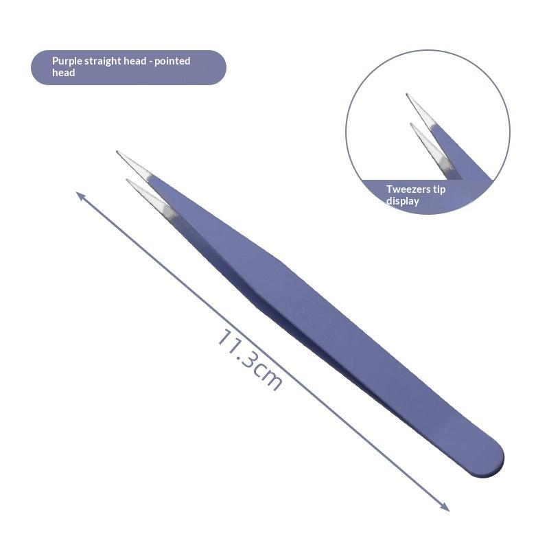 Macaron Color Precision Craft Tweezers With Soft Grip And Firm Clamp For Journaling Scrapbooking Diy Projects