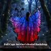 Butterfly Pinions with Mask and Headband One-Size for Cosplayers