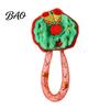 Indoor Cat Play Supplies Christmas Catnip Toy for Cats, Stuffed Chew with Mesh Plush Toys Tube, Interactive Flexible Tube Bell Kittens Holiday