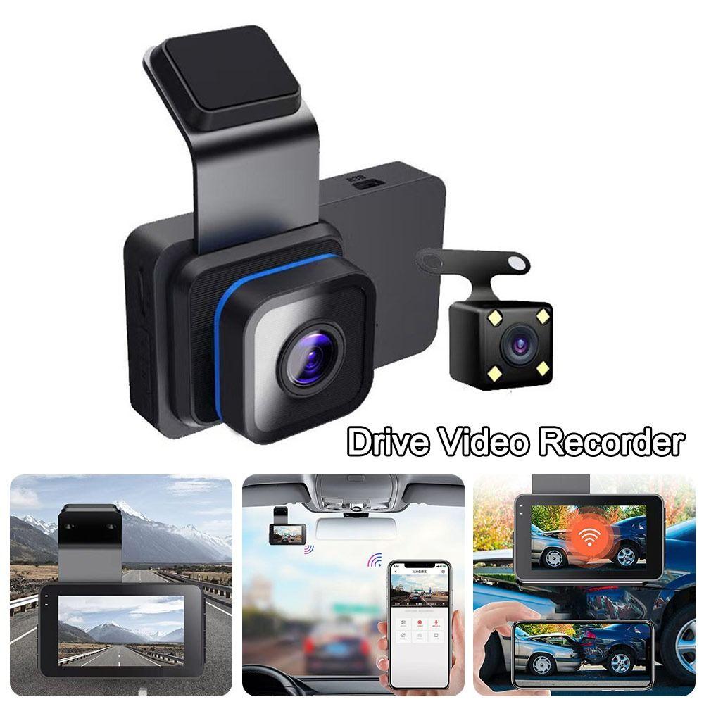 NEW HD 1080P Car DVR WiFi Night Vision Dash Cam Dual Lens Parking Monitor Vehicle Use