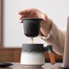 Su Shi Ceramic Gradient Mountain-Sea Tea Separation Cup Set