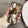 Roztomilý pouzdro na telefon s motivem psa Beagle pro iPhone 11 12 13 14 Pro Max mini X XR XS SE 2020 5 6S 7 8 Plus Samsung Galaxy S21 S22 Kryt skořepina
