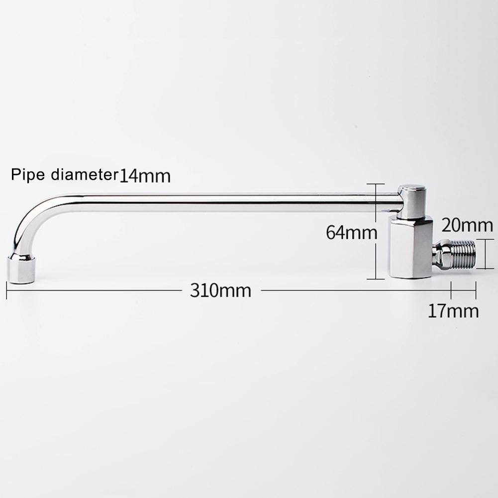

Смеситель для кухонной плиты, поворотный полуавтоматический кран, одинарный кран для холодной воды, 20/25/30 см, одинарный поворотный кран для холодной воды на кухне