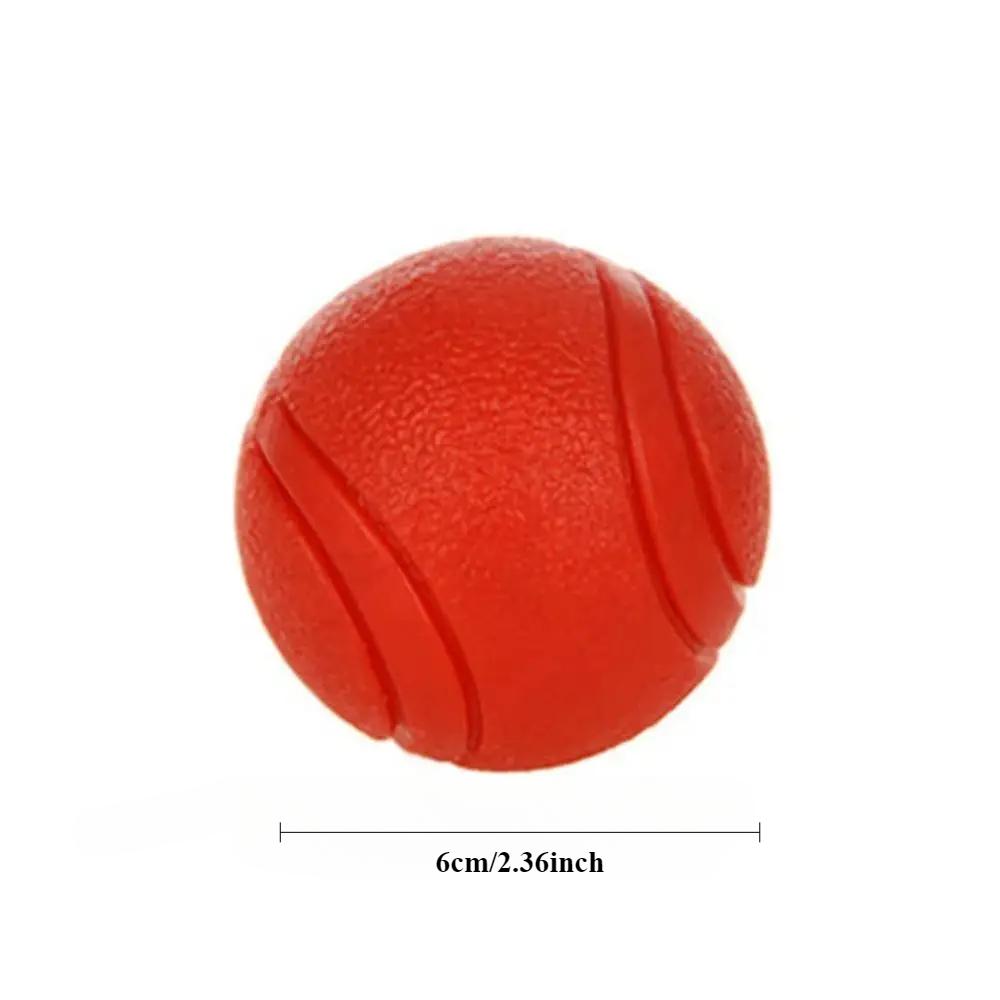 

Резиновый цельный мяч для питомцев, мяч для дрессировки собак, прыгучий молярный мяч, мяч против укусов, нетоксичная жевательная игрушка, товары для питомцев