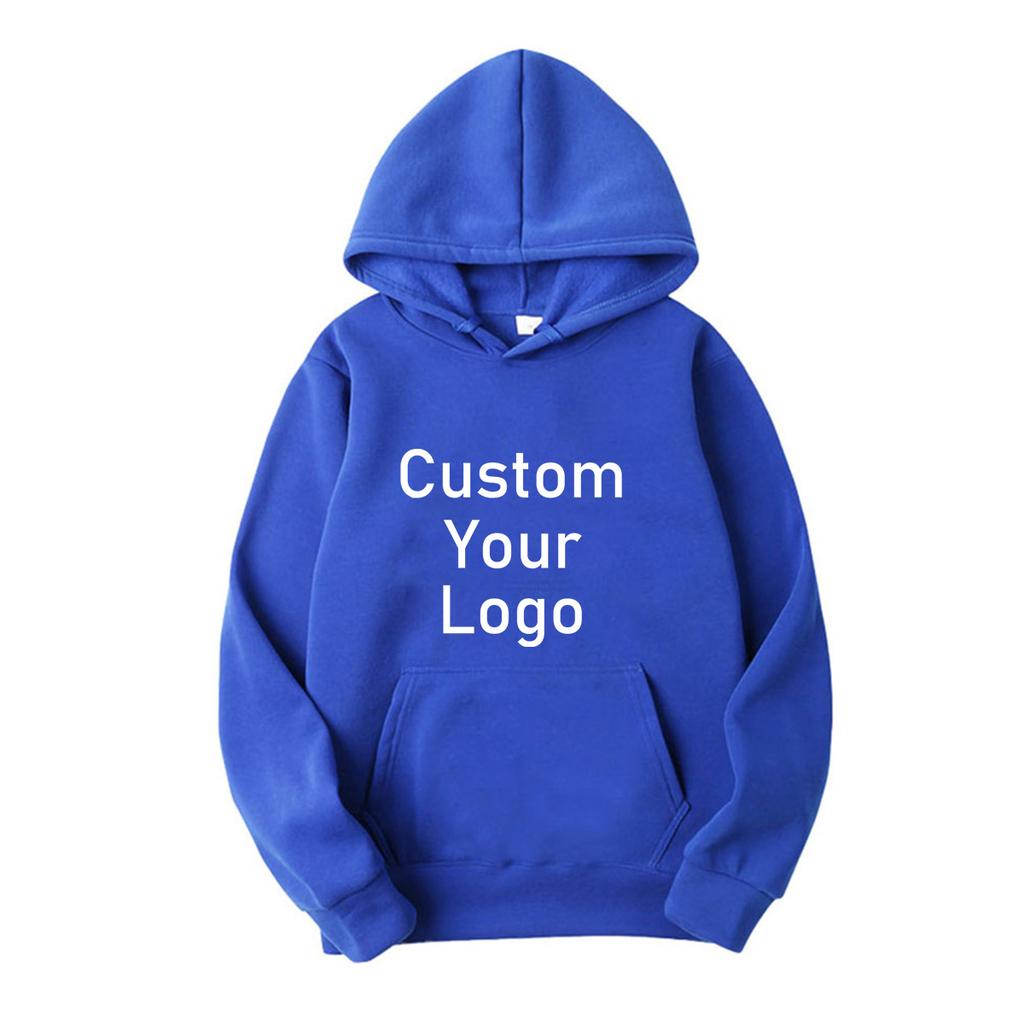 Warm Fleece Hoodies Customized Unisex Classic Hooded Sweatshirt