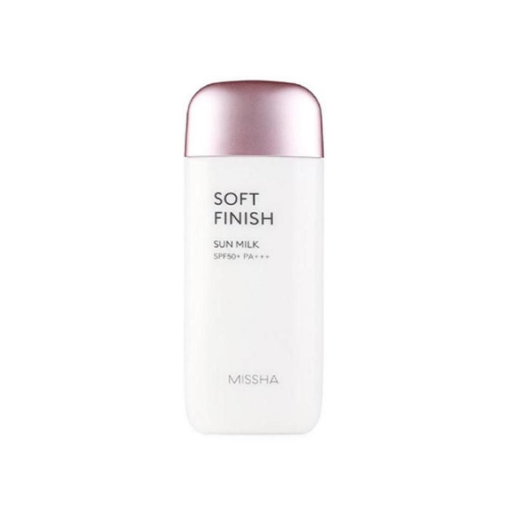 MISSHA All Around Safe Block Soft Finish Sun Milk 70ml SPF50+ PA+++ – Lightweight Matte Sunscreen