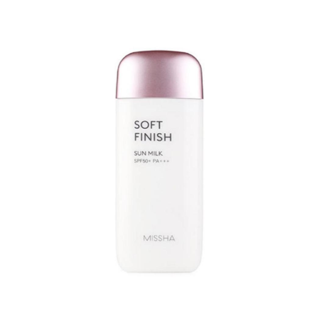 

MISSHA All Around Safe Block Soft Finish Sun Milk 70ml SPF50+ PA+++ – Lightweight Matte Sunscreen