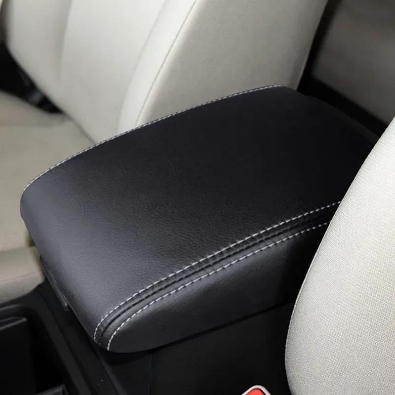PU Leather Car Armrest Box Center Console Lid Armrest Cover Car Accessories for Honda CRV 2012 2013 2014 2015 2016