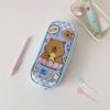 Desktop Storage Cartoon Capybara Stationery Bag Cartoon PVC Pencil Pouch  Student