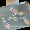 Ice Transparent Colorful Fish Keychain Gift Kawaii Lanyard Trinket
