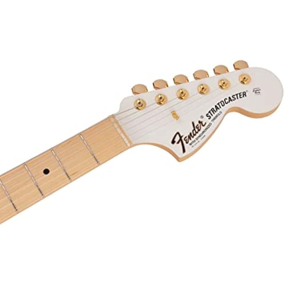 Fender Japanese Electric Guitar Ken Stratocaster® Experiment #1, Maple Fingerboard, Original Whit...