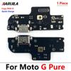 USB Charging Port Board Flex Cable Connector Parts For Motorola Moto G Stylus G Power 2021 2022 G Pure 5G Plus Pro Microphone