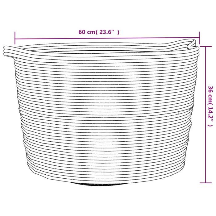 VidaXL Laundry Basket, Hamper with Handles, Laundry Chest with Storage, Bathroom Organizer, Grey 358474