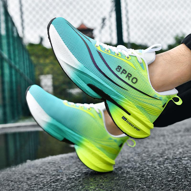 8Pro running shoes boys carbon plate ultra-light soft sole shock absorption summer mesh breathable children's student sports shoes