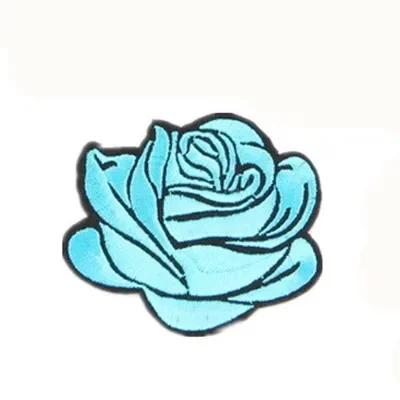 5Pcs Roses Decals Iron Cloth Patch Patch Decoration Flowers Clothing Accessory Pretty Design Flower Suitable Wedding Hotel Decor
