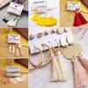 6Pcs/Set Bohemia Women Tassel Hook Earrings Ear Stud Set Jewelry Accessories