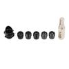 Compound Bow Peephole Set with Cap 37 Degree Replaceable Inner Core Peep Sight Set