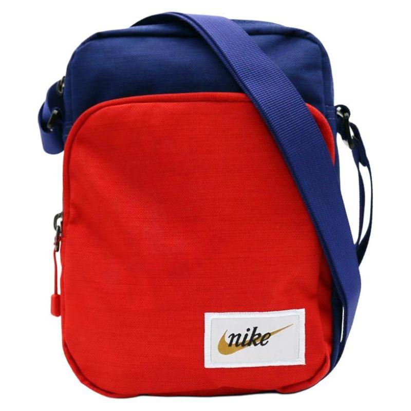 Nike Polyester Crossbody Bag Regular Unisex Red Blue Casual CK0988-492