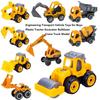 Drop Resistant Tractor Excavator Bulldozer 10 Styles Crane Truck Model Simulation Diecast  for Boys