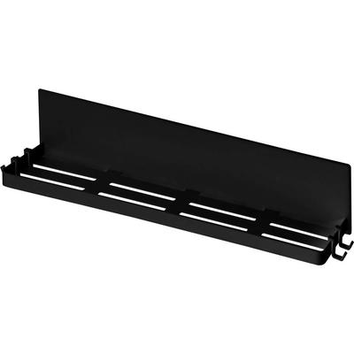 Étagère de salle de bain magnétique Jitsugyo, large 45 pouces, noire 9746