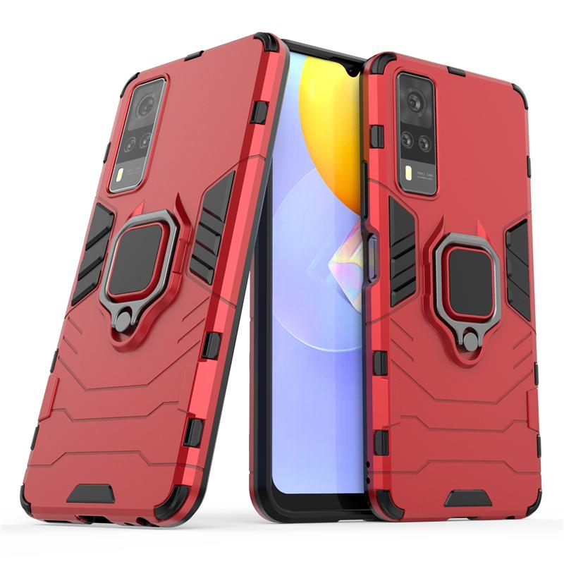 Hard Armor Magnetic Phone Case For Vivo Y53S Case For Vivo Y53S Cover Phone Bumper PC Shockproof Full Cover For Vivo Y53S Fundas