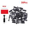 30PCS Pneumatic Quick Connector PP Pipe Cap Fitting For Industrial Pneumatic Tools Air Line Fast Release Plug 4-16mm