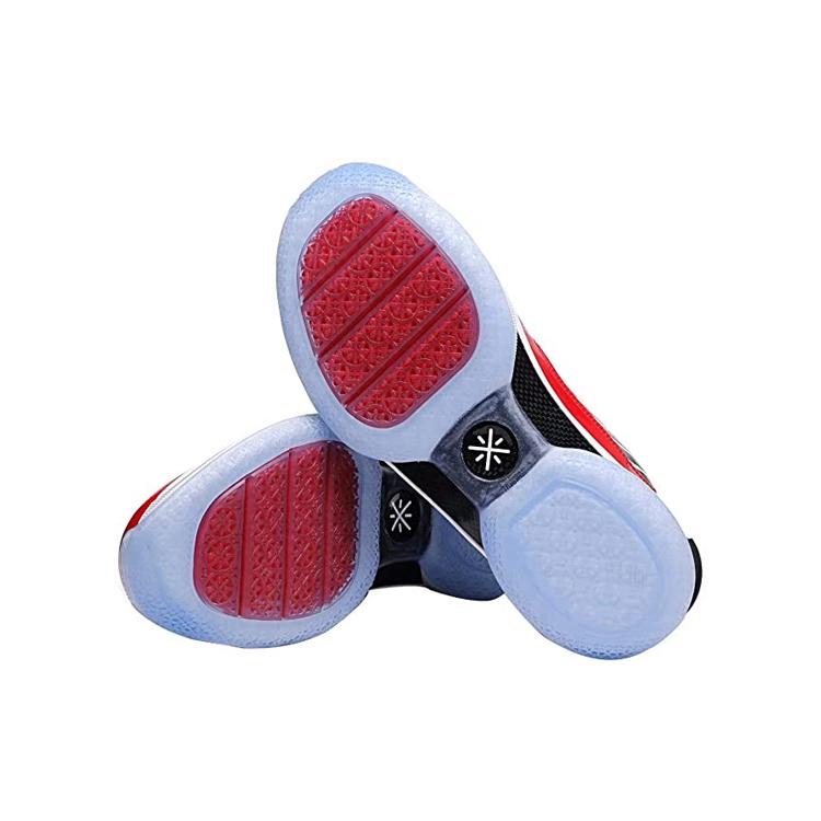 Li Ning WOW 7 Way Of Wade 7 Uptown Dämpfung Rutschfest Niedrig geschnitten Performance Basketballschuhe Herren Weiß Rot Schwarz ABAN079-2