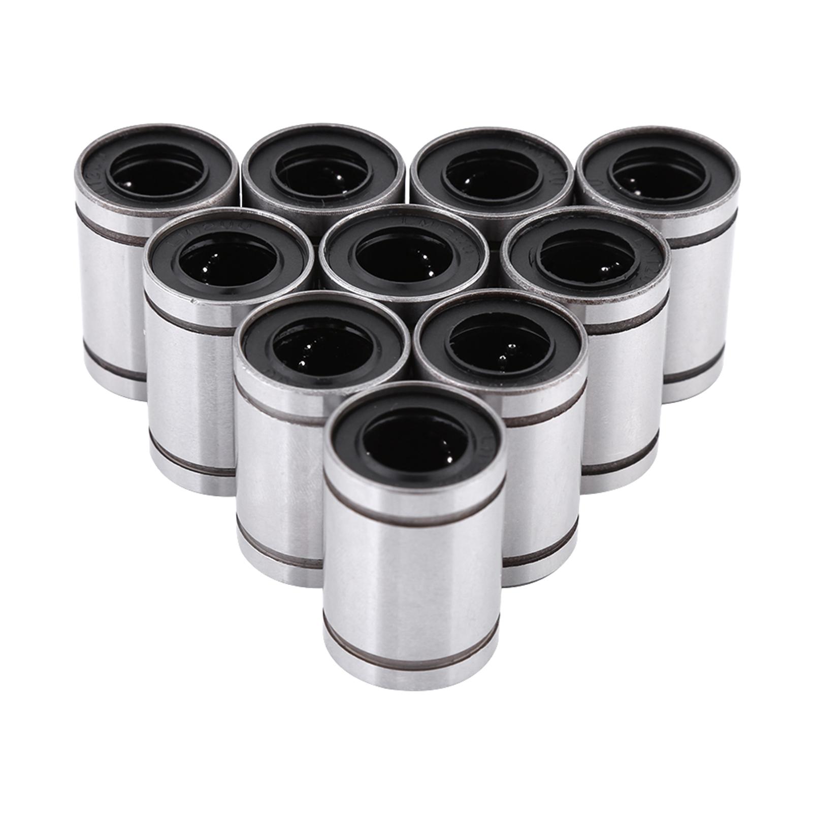 

10pcs LM12UU 12mm Linear Motion Ball Bearing Bushing for 12mm Rod 3D Printer CNC Parts