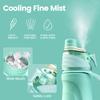 Fjbottle 750ml Stainless Steel Spray Water Bottle Portable Leakproof Spray Water Cup Durable BPA Free
